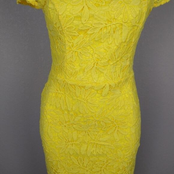 LuLu’s Right Sheer, Right Now Lace Bodycon Dress M - Picture 14 of 16